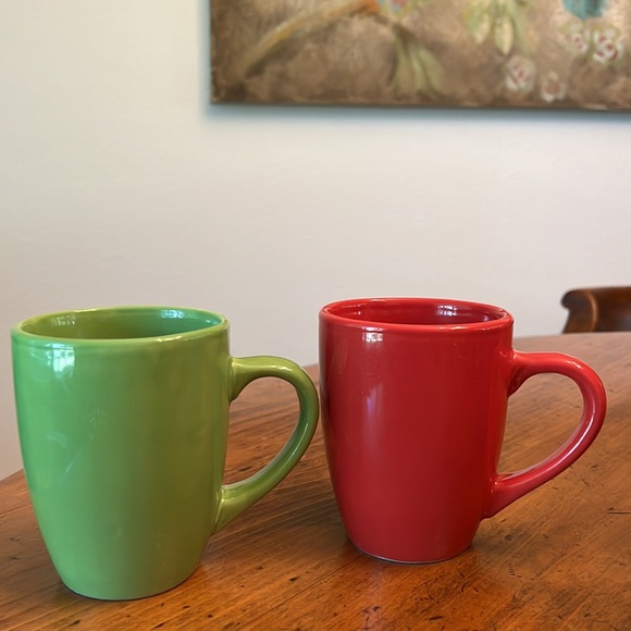 Royal Norfolk Coffee Tea Mugs - Set of 4 Red, Green, Blue and Purple - Picture 10 of 16